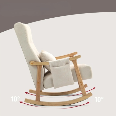 Fotel bujany wypoczynkowy telewizyjny krzesło do grania