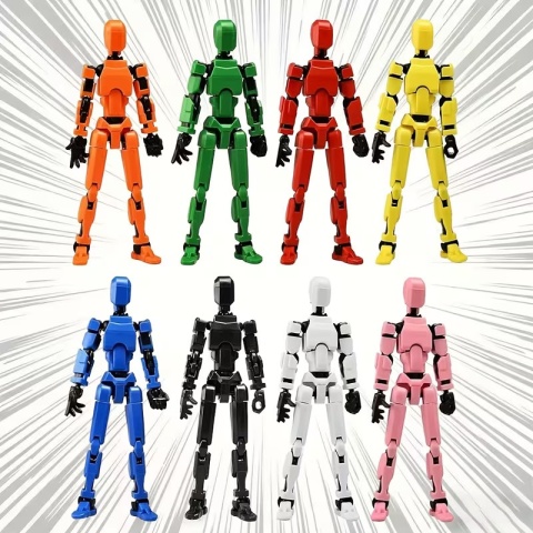 RUCHOME FIGURKI AKCJI - ZESTAW 6 FIGUREK