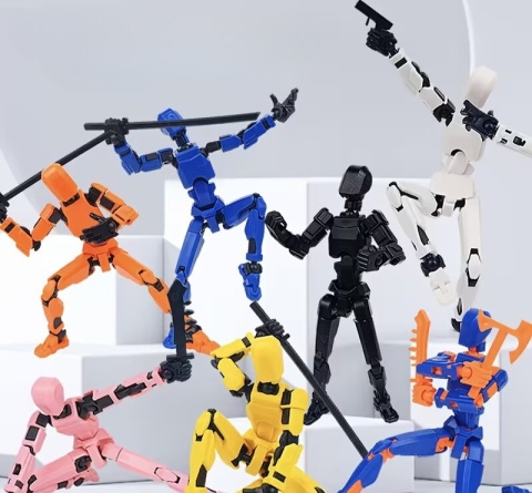 RUCHOME FIGURKI AKCJI - ZESTAW 6 FIGUREK