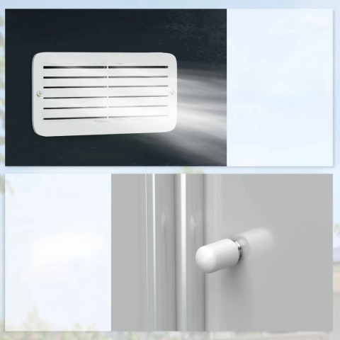 Domek metalowy schowek na narzędzia mini garaż na rower szopka