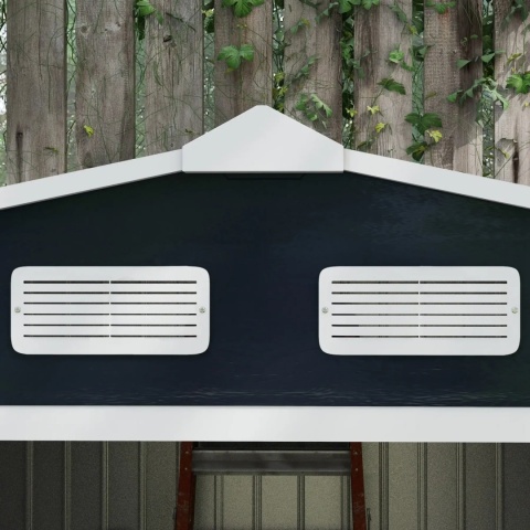 Domek metalowy schowek na narzędzia mini garaż na rower szopka