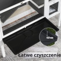 Klatka wybieg kojec dla królików małych zwierząt gryzoni drewniana