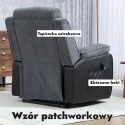 Elektryczny fotel relaksacyjny Podnoszony Geriatyczny z Podnóżkiem rozkładany telewizyjny