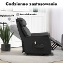 Fotel podnoszony elektryczny rozkładany telewizyjny wypoczynkowy