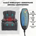 Fotel rozkładany podnoszony elektryczny wypoczynkowy telewizyjny