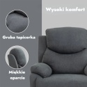 Fotel rozkładany z podnóżkiem wypoczynkowy telewizyjny relaksacyjny