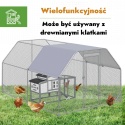 Kurniki klatka wybieg dla kur kaczek gęsi małych zwierząt