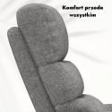 Fotel podnoszony rozkładany elektryczny geriatryczny telewizyjny wypoczynkowy