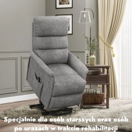 Fotel podnoszony rozkładany elektryczny geriatryczny telewizyjny wypoczynkowy