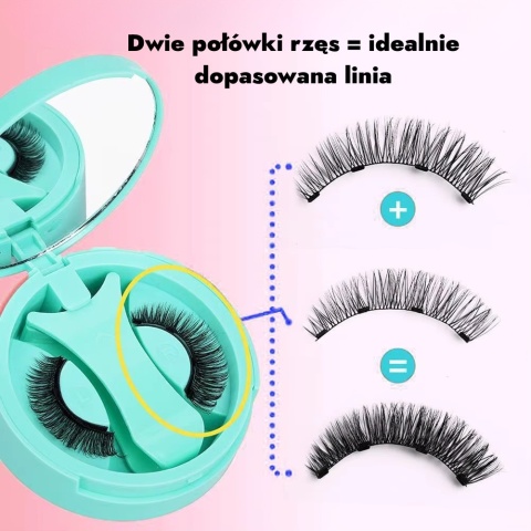 Rzęsy Magnetyczne Wielorazowe PINKLASH™ + GRATIS Eyeliner od Douglas