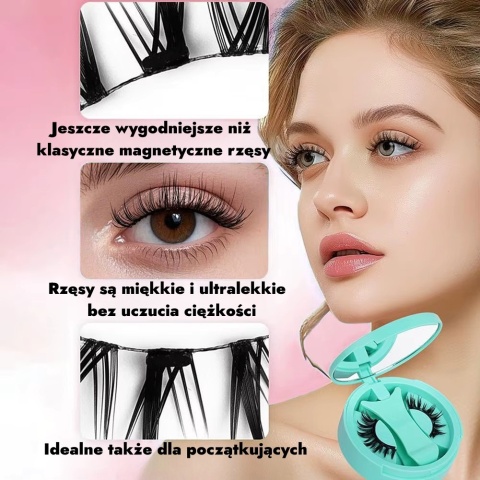 Rzęsy Magnetyczne Wielorazowe PINKLASH™ + GRATIS Eyeliner od Douglas