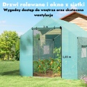 Szklarnia foliowa tunel na pomidory warzywa domowy ogródek