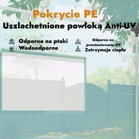 Szklarnia foliowa tunel na pomidory warzywa domowy ogródek