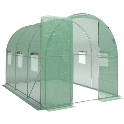 Tunel ogrodowy szklarnia foliak zielony 2 na 3 m 2x3