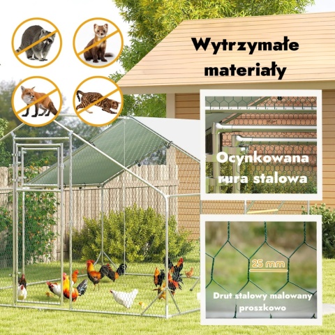 Wybieg dla kur kurnik klatka ogrodzenie dla kurczaków