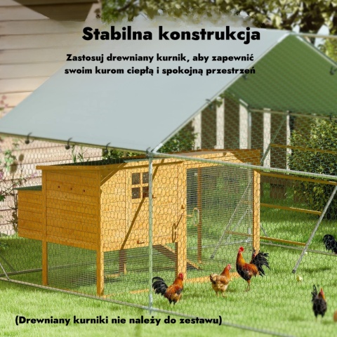 Wybieg dla kur kurnik klatka ogrodzenie dla kurczaków