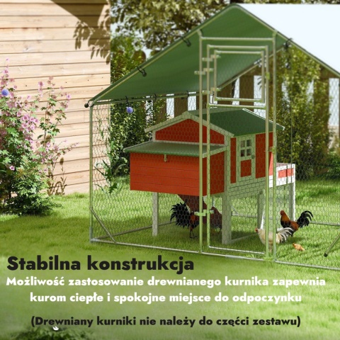 Wybieg dla kur zagroda kurnik klatka ogrodzenie
