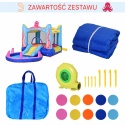 Basen dla dzieci Plac zabaw Wodny Zjeżdżalnia Zamek dmuchany 360 x 175 x 180 cm