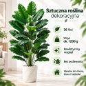 Duża Sztuczna Roślina Kwiatek 142cm Strelicja XXL do biura na balkon taras do domu