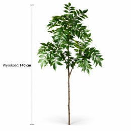 Sztuczna Roślina Fikus Duża 140cm Sztuczne drzewko Realistyczne Doniczkowe