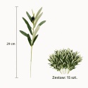 Gałązki oliwne Sztuczne 15 sztuk 29cm do kompozycji Realistyczna