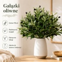 Gałązki oliwne Sztuczne 15 sztuk 29cm do kompozycji Realistyczna