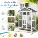 Klatka dla ptaków Drewniana Woliera dla papug domek