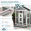 Klatka dla ptaków Drewniana Woliera dla papug domek