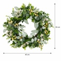 Wianek dekoracyjny 45cm na drzwi ścianę Zielony BOHO PRZEŚLICZNY