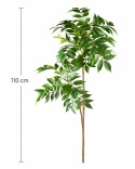 Sztuczna Roślina Fikus Realistyczna Duża 110cm Sztuczne drzewko Doniczkowe