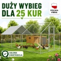 Wybieg dla kur kurnik 3x6 m klatka ogrodzenie dla kurczaków kaczek małych zwierząt